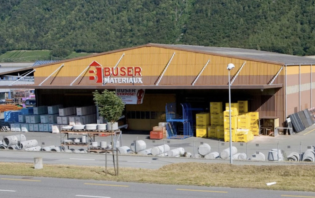 TMB Points de ventes Buser Materiaux Martigny